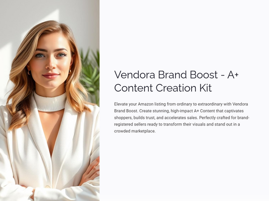Vendora Brand Boost – A+ Content Creation Kit